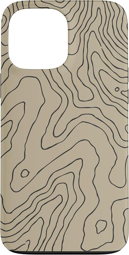 Coyote Country Guide Lines Topographical Contour Map Case by Unknown