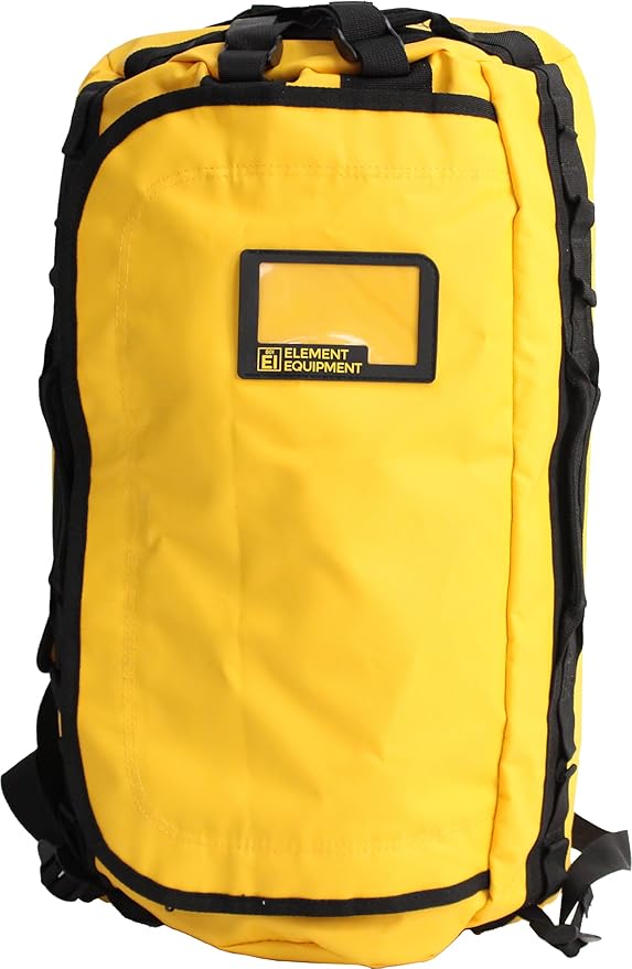 Element Equipment Trailhead Duffel Bag Shoulder Straps Waterproof Yellow Medium - Image 5