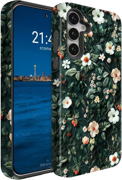 Compatible for Samsung Galaxy A37 5G Case, Dual Layer Heavy Duty 2 in 1 by BSMOSPER
