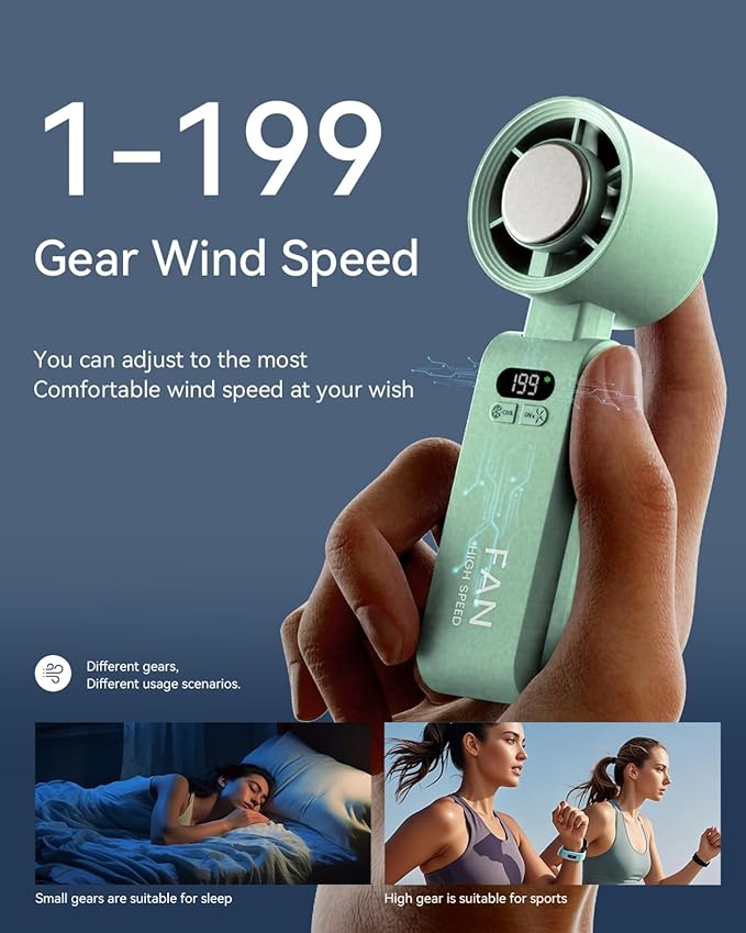 2 Pack Handheld Portable Turbo Fan - Image 3