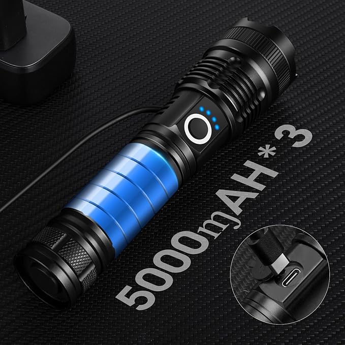 KINGCAESAR 3 Pack Flashlights 90, 000 High Lumens - Image 5