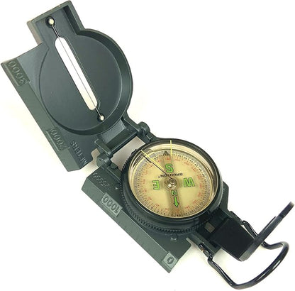 Land Nav Kit with Lensatic Compass, Protractor, Pace Counter & Map Markers - Image 2