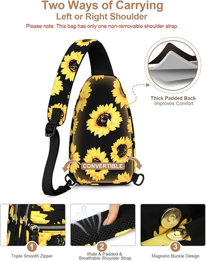Capolo Sling Bag for Women Men Waterproof Crossbody Bags for Women Trendy - Image 6