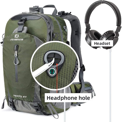 FENGDONG 40L Waterproof Lightweight Hiking, Travel Backpack - Image 2