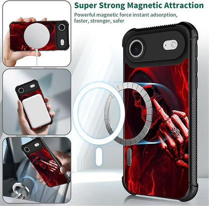 for iPhone 17 Air Case, for MagSafe Graphic Design for Girl Boy Soft Silicone - Image 2