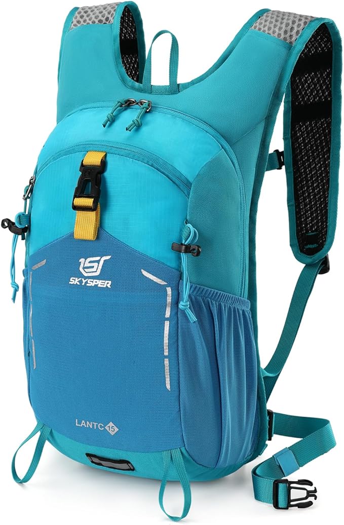 SKYSPER Small Hiking Backpack - 15L Travel Daypack Lightweight Bag Water by SKYSPER