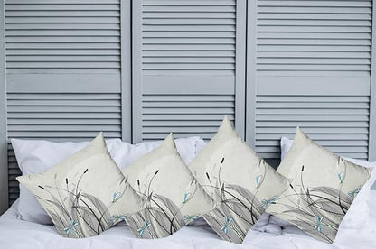 Ambesonne Dragonfly Decorative Throw Pillow Case Pack of 4, Dragonflies on - Image 2