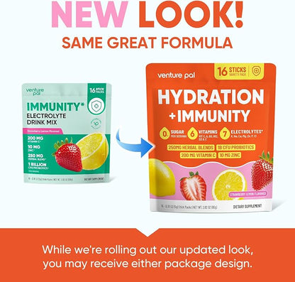 Venture Pal 2-in-1 Hydration + Immune Electrolytes Powder Packets - Image 9
