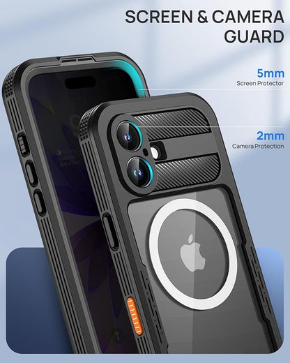 Lanhiem Magnetic for iPhone 17 Case, Built-in Privacy Screen Protector - Image 6
