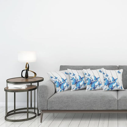 Ambesonne Butterflies Throw Pillow Cushion Case Pack of 4, Modern Accent - Image 3