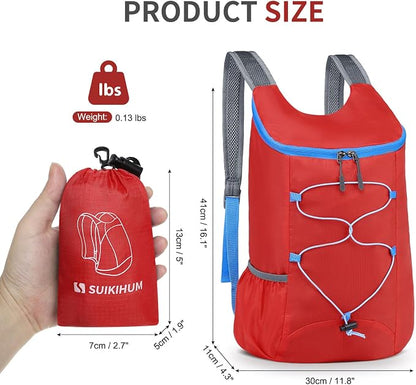 20L Hiking-Daypack Lightweight Foldable Travel Packable Backpack - Image 3