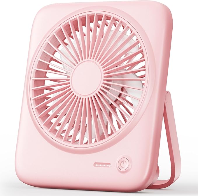 Otlonpe Personal Portable Desk Fan, 4000mAh Small Rechargeable Portable Fan by OTLONPE