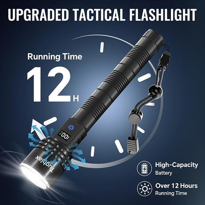 Rechargeable Flashlights High Lumens, 000 Lumens Super Bright LED Flashlight - Image 6
