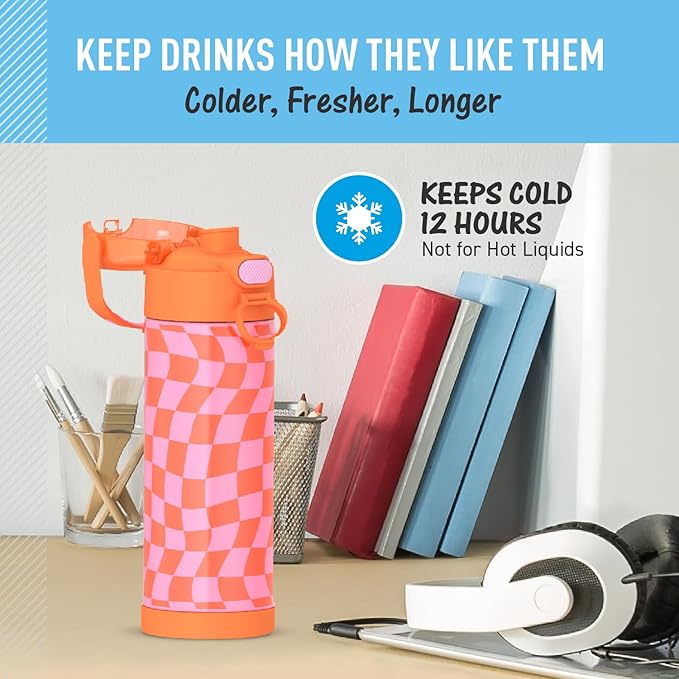 THERMOS FUNTAINER 16 Ounce Stainless Steel Vacuum Insulated Bottle - Image 5