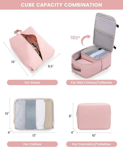 LOVEVOOK Large Travel Backpack for Women, TSA Carry on Backpack for Airplanes - Image 4