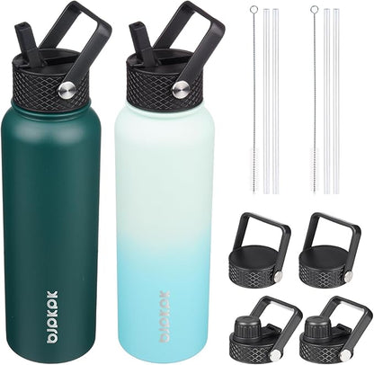 BJPKPK 2 Pack Insulated Water Bottles by BJPKPK