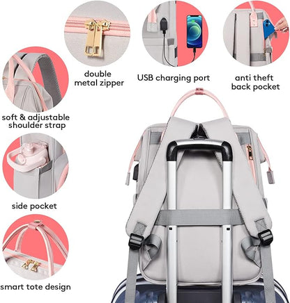 Kaome Lunch Backpack 15.6 Inch Laptop Backpack - Image 5