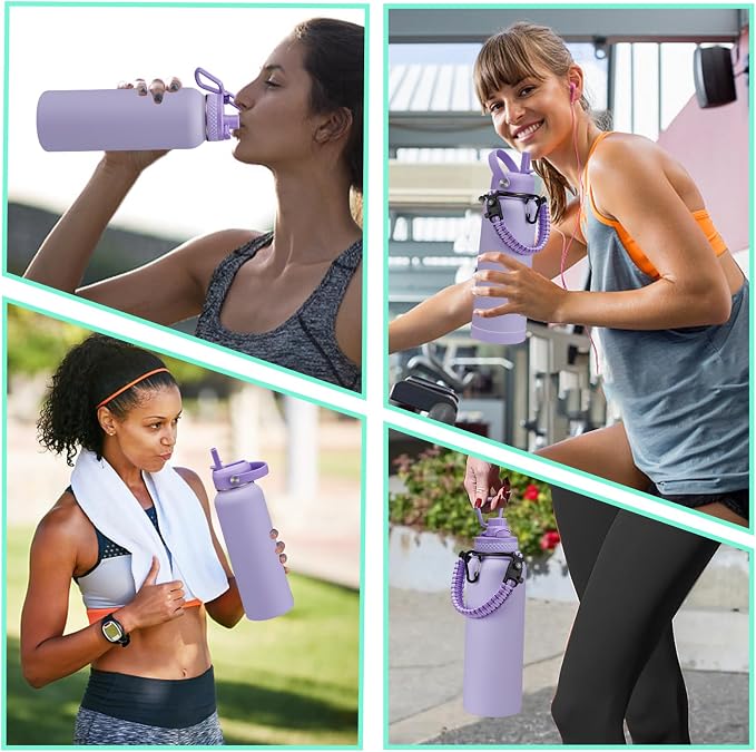 40 oz Water Bottle with Straw - Image 8