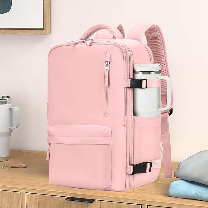 WONHOX Large Travel Backpack Carry on Flight Approved Laptop Work Business - Image 2