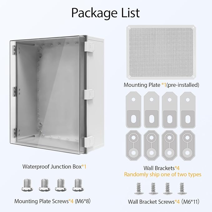 Electrical Box IP65 Waterproof ABS Plastic Enclosure Outdoor and Indoor Project - Image 7