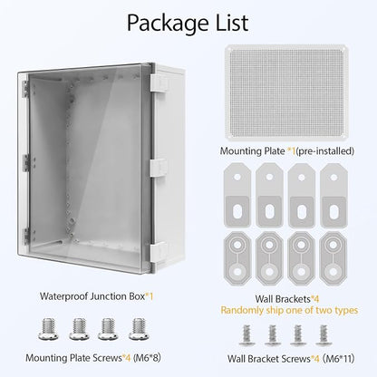 Electrical Box IP65 Waterproof ABS Plastic Enclosure Outdoor and Indoor Project - Image 7