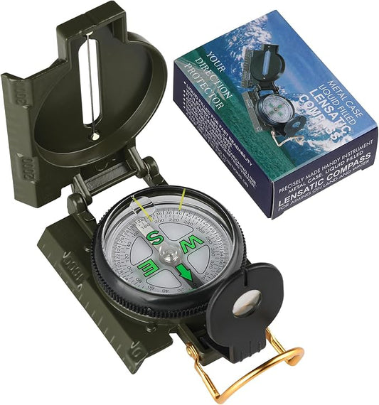 Compass Hiking Survival, Wilderness Survival Compass by HaiKe
