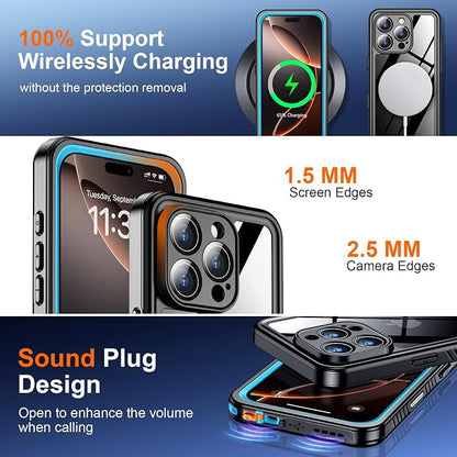 SPIDERCASE for iPhone 16 Pro Max Case Waterproof, Built-in Screen & Camera - Image 5