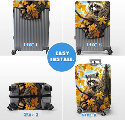 Luggage Cover Protector for 22-24 Inch Suitcases, TSA Approved Elastic Travel - Image 6