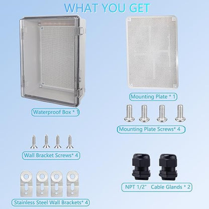 IP67 Waterproof Junction Box, ABS Plastic Electrical Enclosure - Image 7