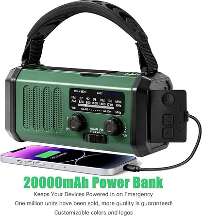 Emergency Weather Radio 20000mAh NOAA/AM/FM - Image 2