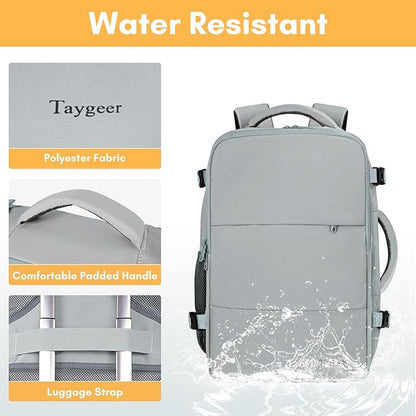 Taygeer Carry On Backpack, Womens Travel Backpack - Image 8