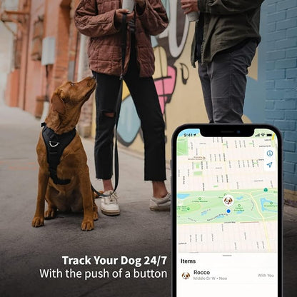 SÄKER IP68 Waterproof The Safest AirTag Dog Collar Holder, Ultra-Durable - Image 3