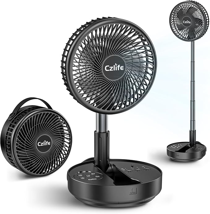 Czlife F9 Portable Fan, 10000mAh Rechargeable Battery Powered - Image 7