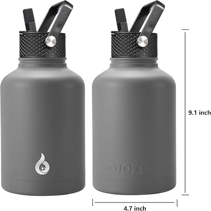 BJPKPK 50oz Stainless Steel Insulated Water Bottle, Vacuum Water Bottle - Image 2