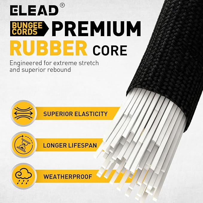 8-Piece 36-inch Adjustable Bungee Cords - Image 3