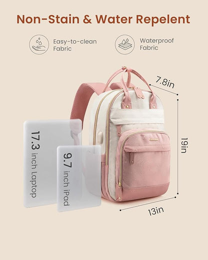 LOVEVOOK Backpack for Women, Laptop Backpack Women, Fits 17 Inch Laptop Bag - Image 4