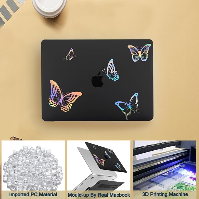 Printed Case for MacBook Air M1 13 inch 2020 2019 2018 Release, Aesthetic Hard - Image 3