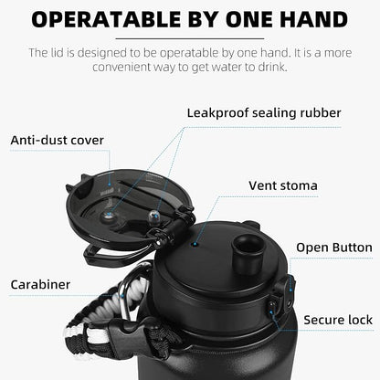 Fanhaw 40 oz Insulated Stainless Steel Water Bottle - Image 2