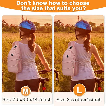 Pritent Crossbody Bags for Women Men Trendy Sling Bag Backpack Casual Chest Bag - Image 6
