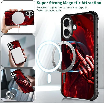 for iPhone 17 Case, for MagSafe Graphic Design for Girl Boy Soft Silicone Hard - Image 5