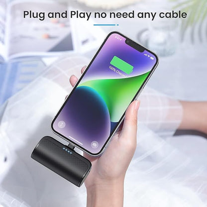 Mini Portable Charger for iPhone 5200mAh, 20W PD Fast Charging Power Bank - Image 4