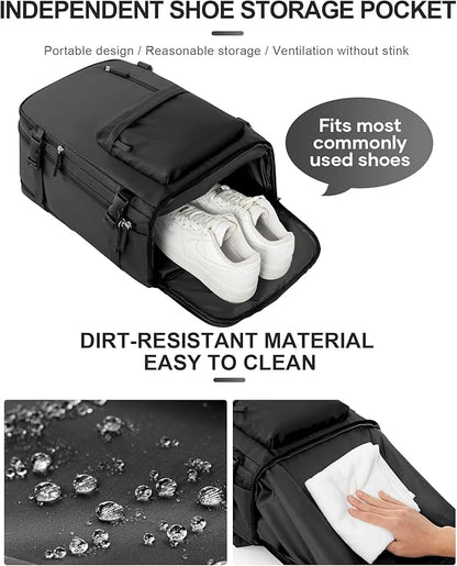 WONHOX Large Travel Backpack Carry on Flight Approved Laptop Work Business - Image 6