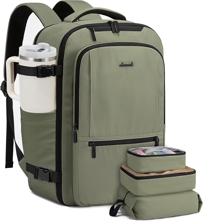 LOVEVOOK Travel Backpack for Women & Men, 50L Large Carry On Backpack Airline by LOVEVOOK