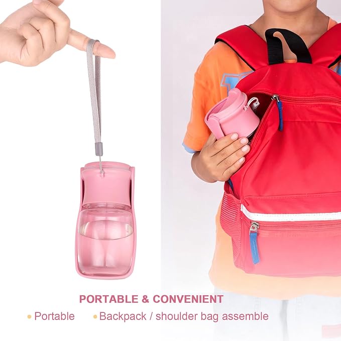 Portable Dog Water Bottle, Foldable Dog Water Bottle Leak Proof Dispenser - Image 5