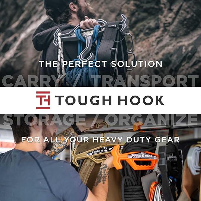 Tough Hook Original Heavy Duty Hanger, Anti-Slip Tactical Hanger - Image 2