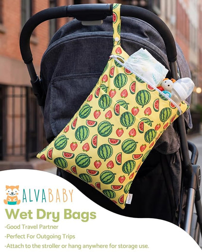 ALVABABY 2pcs Waterproof Wet Dry Bags, Reusable - Image 6