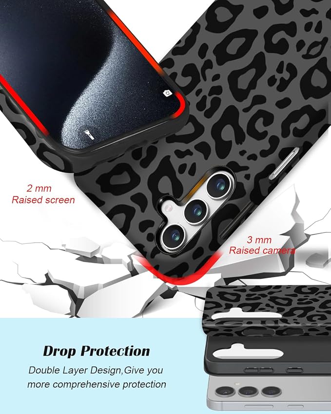 Compatible for Samsung Galaxy A57 5G Case, Dual Layer Heavy Duty 2 in 1 - Image 3