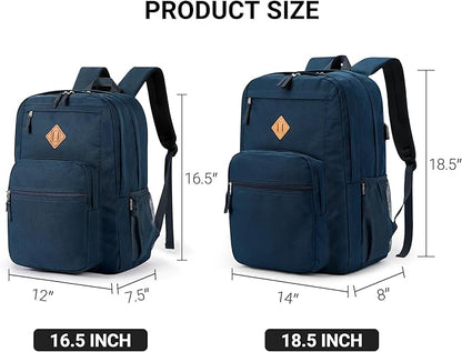 ZORFIN 36L Backpack for College, and Travel: Water Resistant Bookbag - Image 3