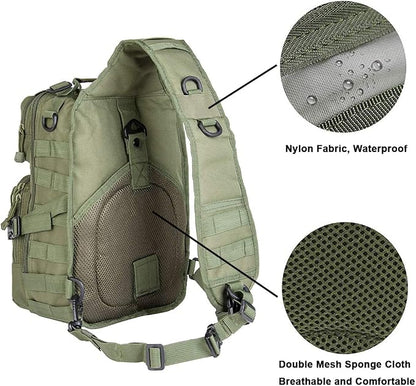 hopopower Tactical Sling Bag, Sport Bag Military Rover Shoulder Backpack EDC - Image 3