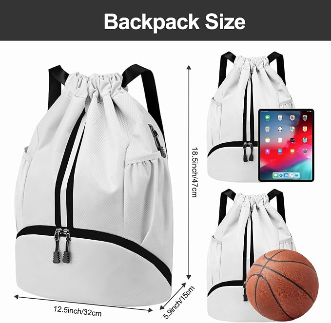 Hoedia Sports Drawstring Backpack - Image 6